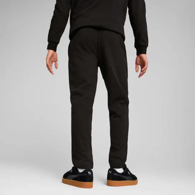 Puma Men's Essentials No1 Logo Fleece Open Hem Sweatpants Μαύρο 682610-01 (Puma) 2