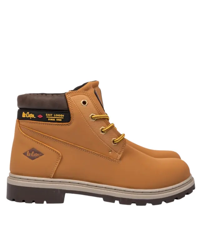 Lee Cooper - Ανδρικά Μποτάκια Chukka LCM629115-TAN Μουσταρδί