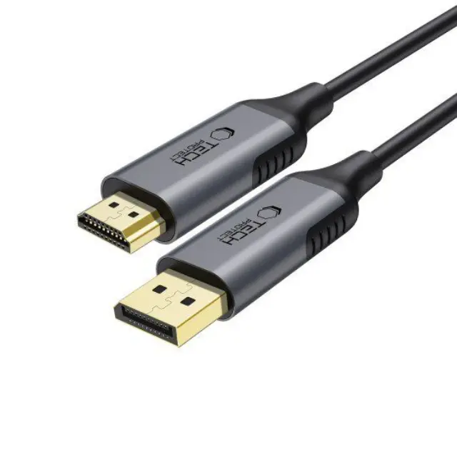 Tech-Protect® Cable DisplayPort male - HDMI male 2m-Μαύρο