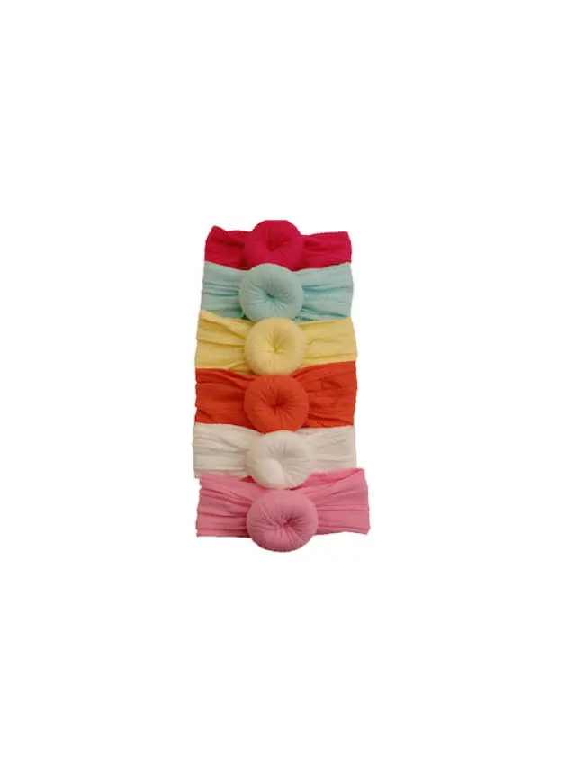 Ro-Ro Accessories Donut Design Παιδική Κορδέλα σε Χρώμα