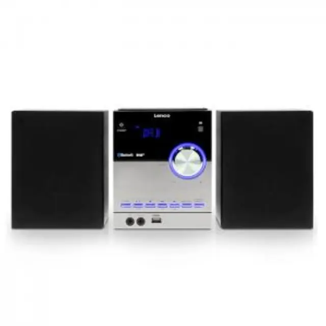 Mini Hi-Fi με CD player, DAB+ FM ράδιο, σύνδεση Bluetooth και αναπαραγωγή από USB stick, 20W. 2