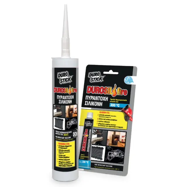 DUROSTICK Πυράντοχη σιλικόνη DUROSIL FIRE 80ml