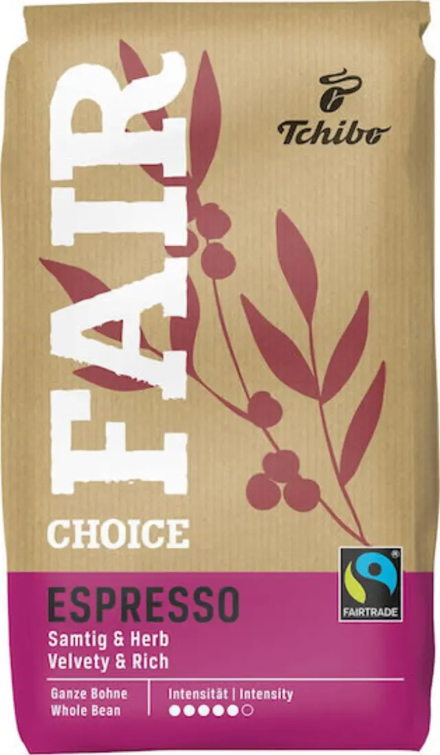 Tchibo Fair Choice Espresso 1kg Σε Κόκκους