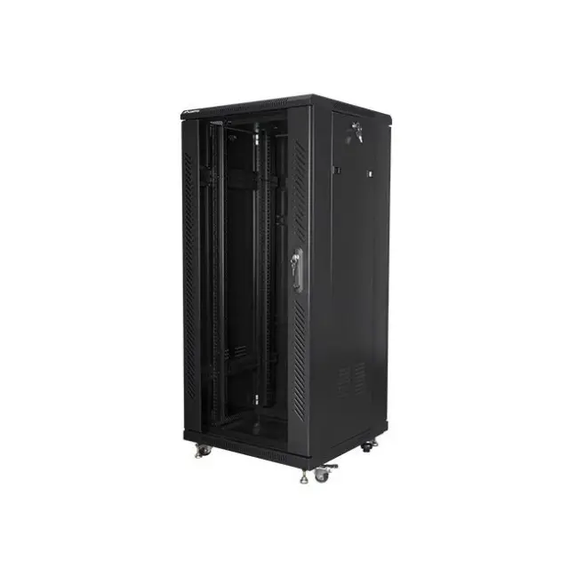 Lanberg Καμπίνα Rack 19" 27U 600x600 Black (FF01-6627-12B)