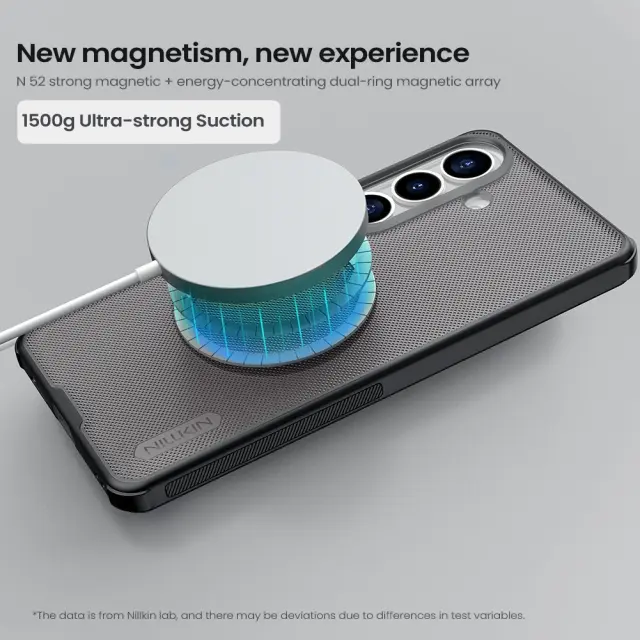 Nillkin Super Frosted PRO Magnetic Back Cover for Samsung Galaxy S26 Transparent Black 3
