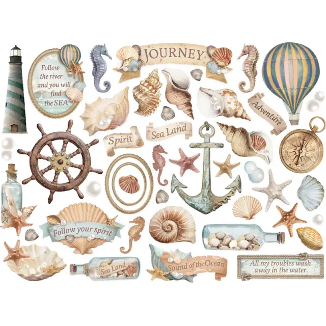 Die Cuts Stamperia, Sea Land 2