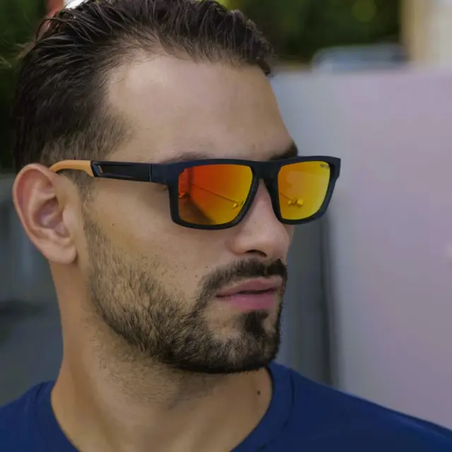 Ghetto Action Outdoor Sunglasses Blue Frame Unisex 2