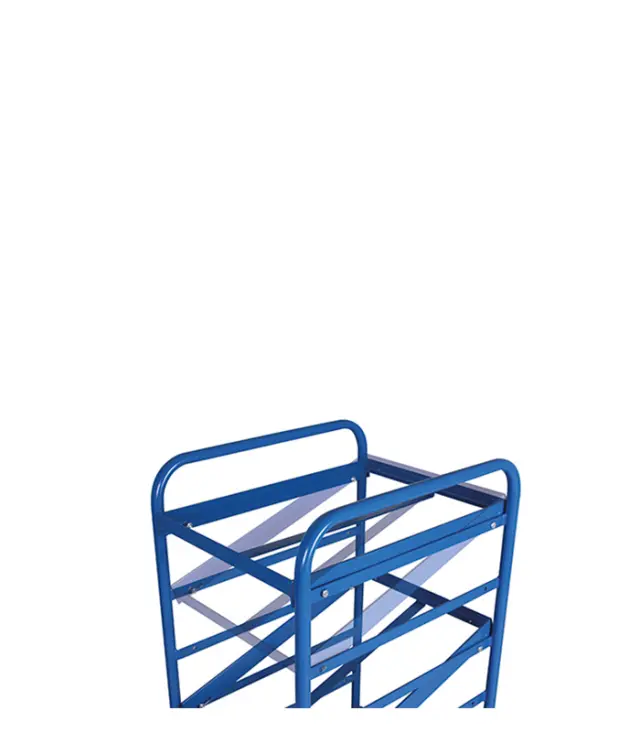 Variofit sw-610.101 Τρόλεϊ Μεταφοράς 3 Επιπέδων με Επικλινή Ράφια για Φορτίο Βάρους ως 200kg 2