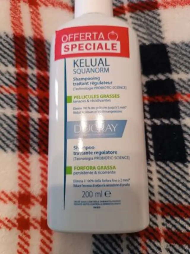 Ducray Kelual Squanorm Oily Dandruff Ρυθμιστικό Σαμπουάν Θεραπείας για Λιπαρή Πιτυρίδα, 200ml