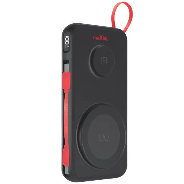 Φορτιστής Ανάγκης Maxlife MXPB-08 22.5W 10000mAh 3 σε 1 Magnetic Wireless Μαύρο N71876