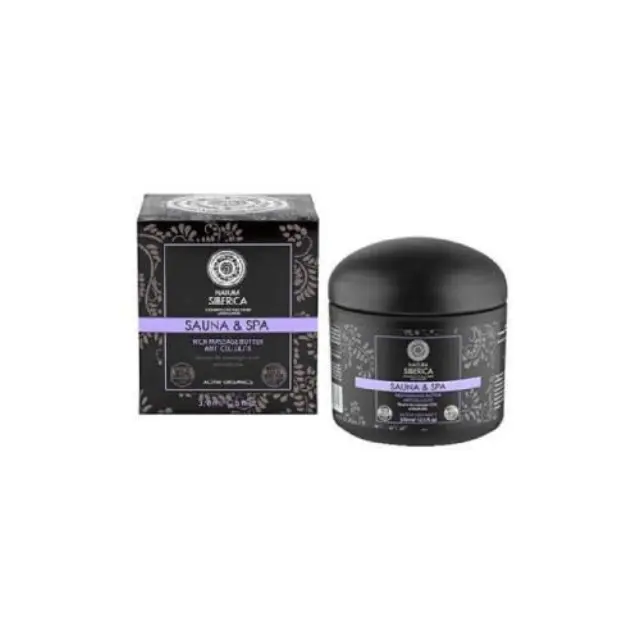 Natura Siberica Sauna & Spa Rich Anti-Cellulite Massage Butter Πλούσιο Βούτυρο για μασάζ κατά της κυτταρίτιδας, 370ml