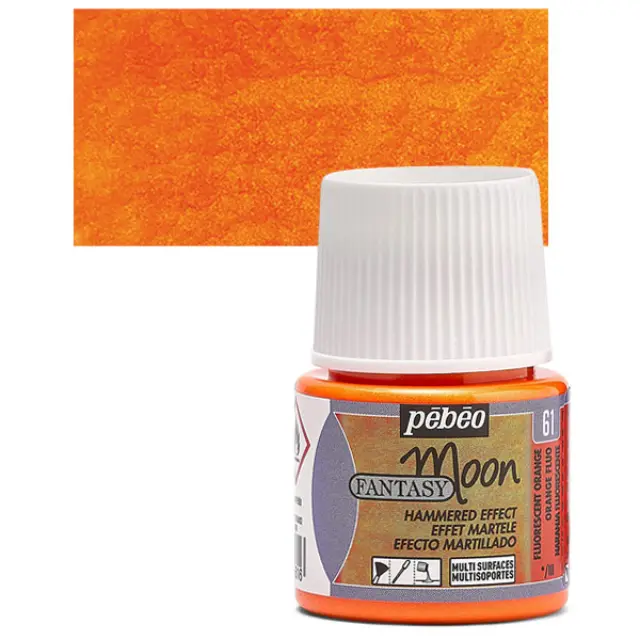 Pebeo Fantasy Moon Σμάλτο - 61 Fluorescent Orange - 45ml