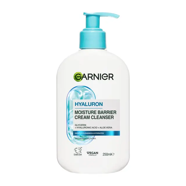 Garnier Skin Active Hyaluronic Aloe Soothing Cream Cleanser Καθαριστικό Προσώπου 250ml