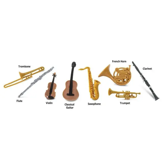 Safari Ltd Μινιατούρες Musical Instruments TOOB “Μουσικά Όργανα” (3+ ετών) 685404 2
