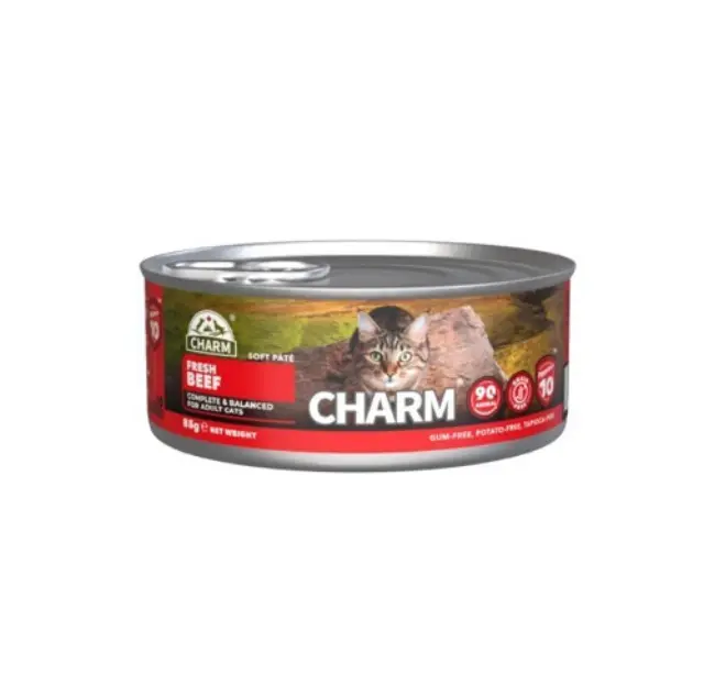 Charm Cat Wet Food Beef Pate 85gr