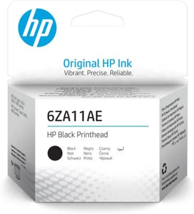 HP Γνήσιο Μελάνι Εκτυπωτή InkJet Μαύρο (6ZA11AE)