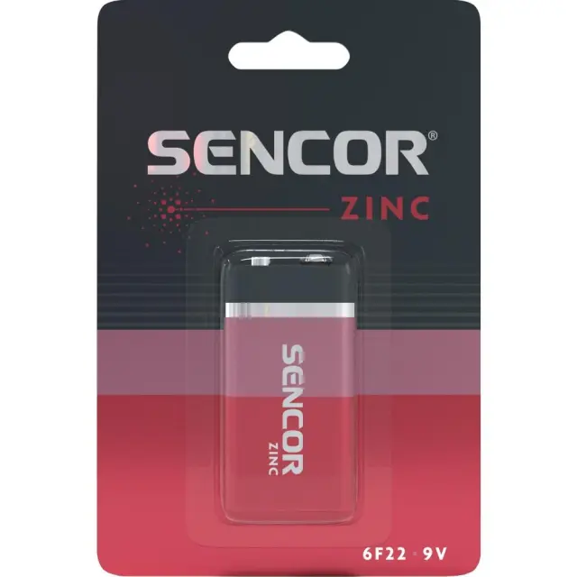 Μπαταρία Sencor SBA 6F22 Zinc-Carbon 9V