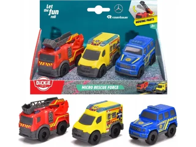 Dickie Toys - Micro Rescue Force (203712029) - Toys