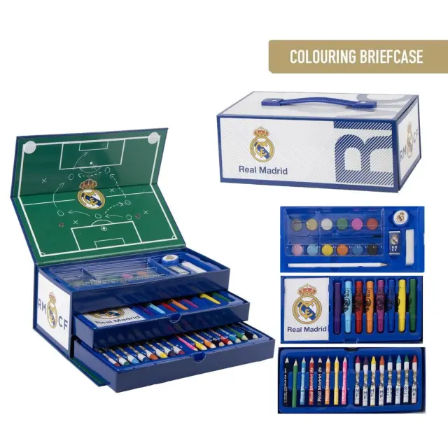 Cerda - Colorable Set - Briefcase - Real Madrid (I-2700001941) - Toys