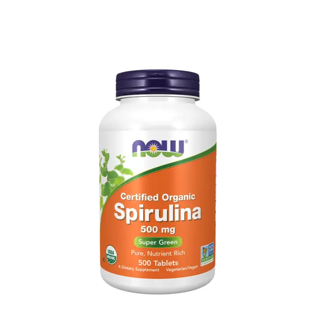 Now Foods Spirulina 500 mg, Organic 500 Tablets