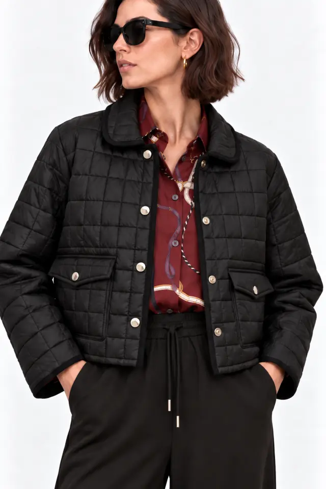 EMME BY MARELLA “EMMADORNO” PUFFER JACKET(26254860412 BLACK) - 48-xlarge
