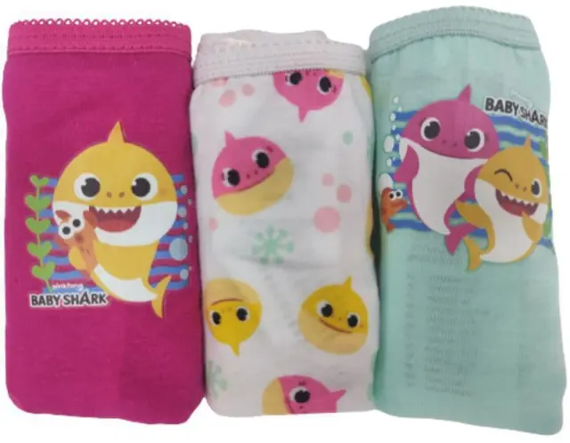 Βρακάκια Σετ 3τμχ Baby Shark Pink Veraman White 80800390000 - 24 M (92cm) 2