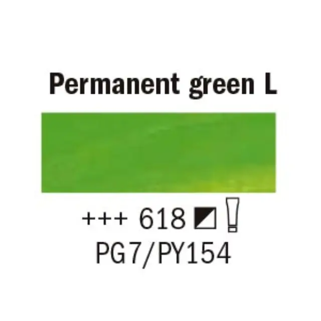 Λάδι Νερού Talens Van Gogh H2Oil - 618 Permanent Green Light - 150ml