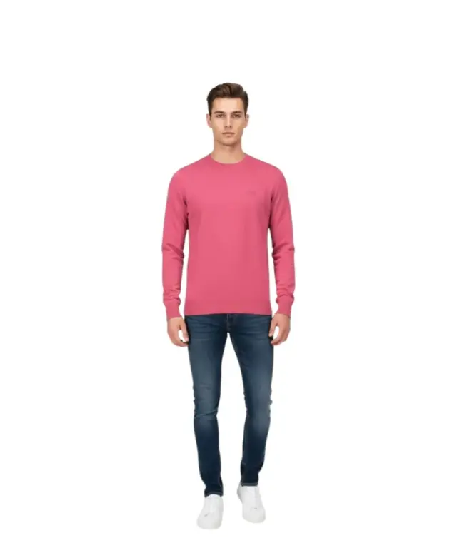 Cavalli Class - Ανδρικό Πουλόβερ Crewneck TXM60AMAC01-02002 Κόκκινο