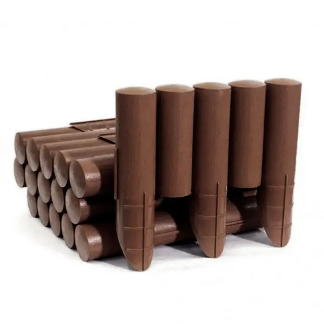 Prosperplast IPALPLUS-R222 Φράχτης κήπου πλαστικός Palisada (8τμχ) 2,35m x 25Υcm Καφέ / 103766 3