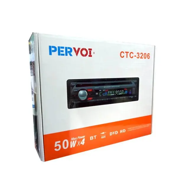 PerVoi Ηχοσύστημα Αυτοκινήτου Universal 1DIN Bluetooth/MP3/MP4 player αυτοκινήτου με είσοδο USB 50Wx4 CTC-3206 - Car MP3 player 014068 2