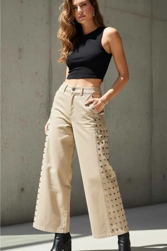 NEMA RESORT WEAR PANTS (15003N217-BEIGE) - M