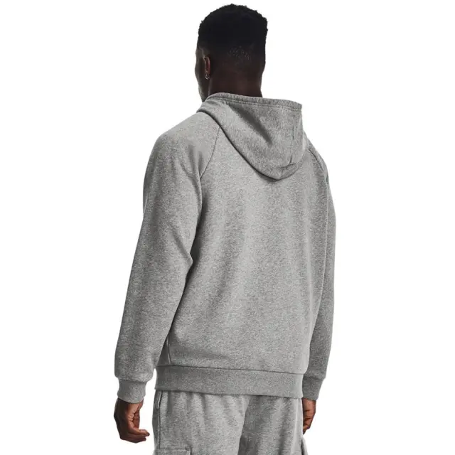 Under Armour Rival Fleece Full Zip Hoodie (1379767-025) - Γκρί 3