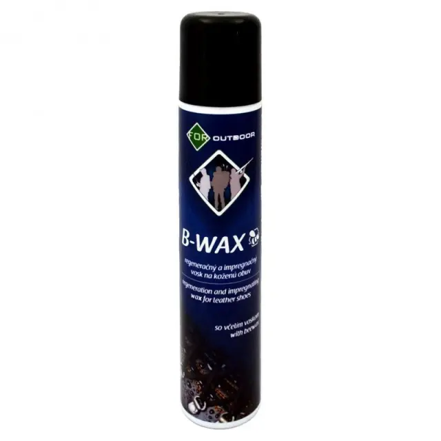 For B-WAX Spray 200ml-Σπρέι Περιποίησης Υποδημάτων (ουδέτερο χρώμα) 200ml. - 01-Black-Μαύρο