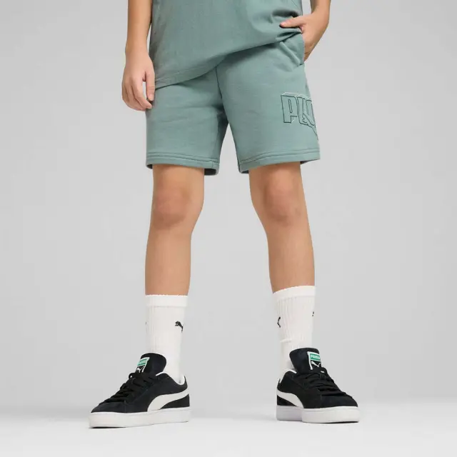Puma Boy's Essentials Logo Lab Execution Shorts Πράσινο 685859-30 (Puma)