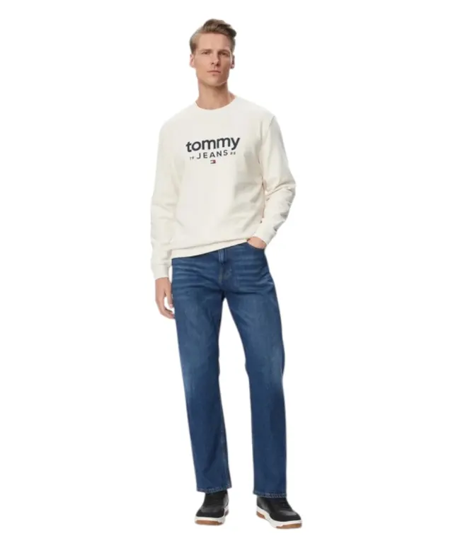Tommy Hilfiger - Ανδρικό Φούτερ Graphic DM0DM23392-YBH Λευκό 3