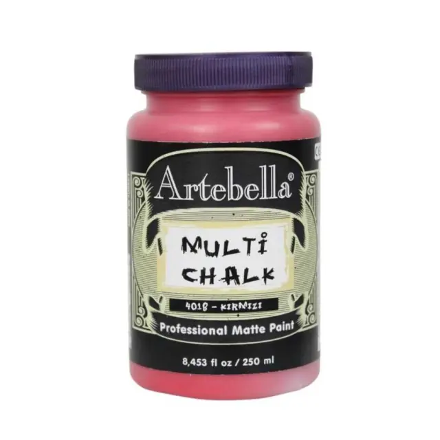 Artebella Χρώμα Κιμωλίας Multi Chalk - 4018 Red - 250ml