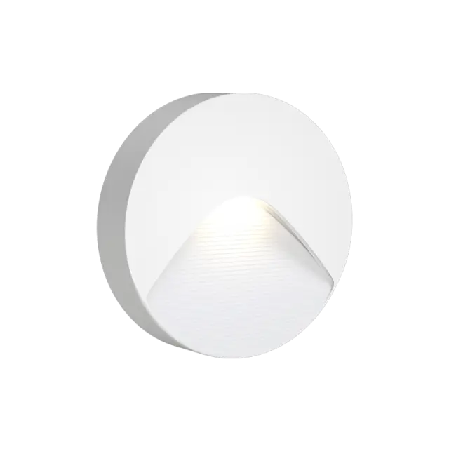 it-Lighting Horseshoe LED 2W 3CCT Outdoor Wall Lamp White D:12.8cmx3cm (80201920)