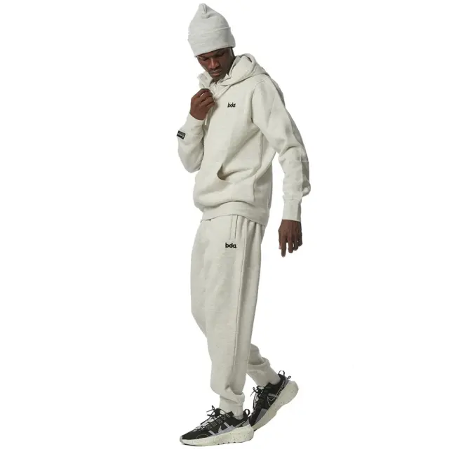 Body Action Hooded Sweat Jacket (073316-01-Grey) - Γκρί - S 3