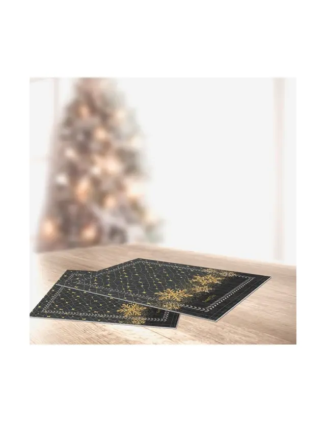 Σουπλά Saint Clair Christmas 3036 Anthracite Laser Cut 45x33