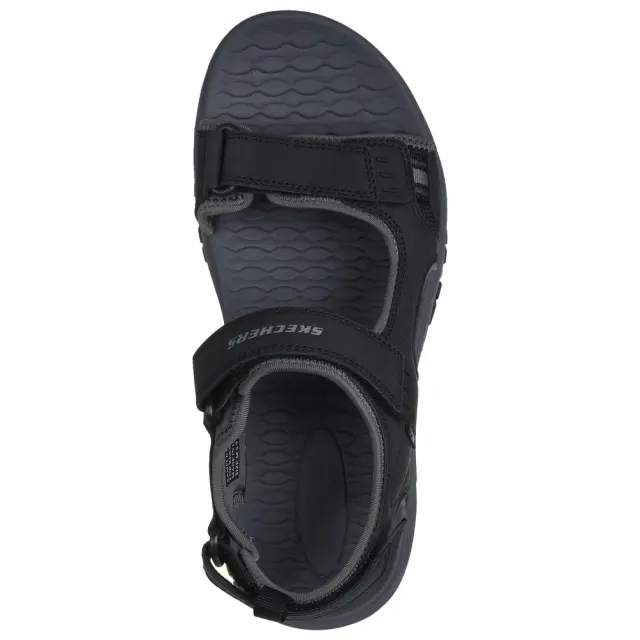 Ανδρικά Ανατομικά Πέδιλα Skechers Rigdon 205139-BLK Μαύρα Μαύρο - 42 2