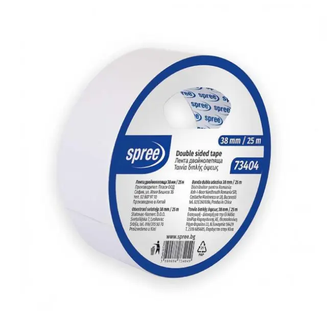 Spree Ταινία Διπλής Όψης 38mmx25m (73404)