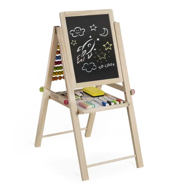 Ricokids Παιδικός Πίνακας Διπλής Όψης Πτυσσόμενος 2