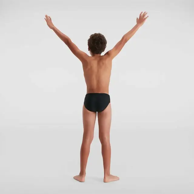 Speedo Boy's Boomo Logo Splice 5cm Brief Swim Slip Μαύρο 812868B441 (Speedo) - 152 2
