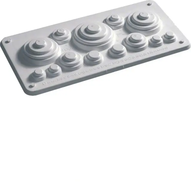 Gland Plate Univers, for sealed area, with cut-outs, for, IP44/54