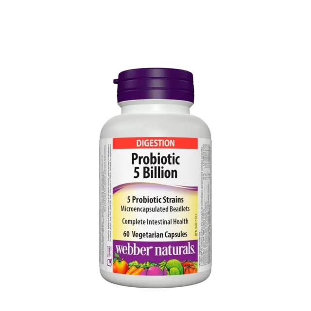 Webber Naturals Probiotic 5 Billion 5 Probiotic Strains