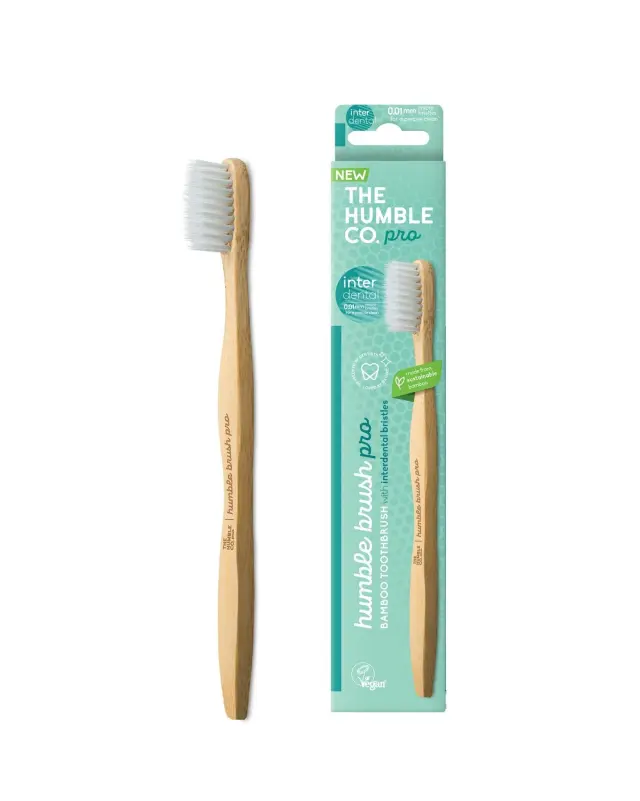 The Humble Co. PRO Line Interdental Οδοντόβουρτσα Μπαμπού Ενηλίκων Μαλακή (Soft)