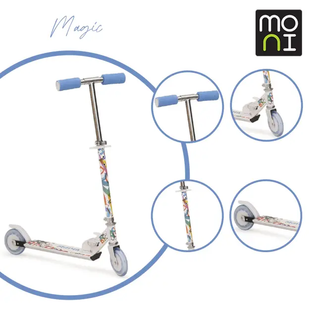 MONI - Scooter Magic mania blue D001-1 - 3800146255589