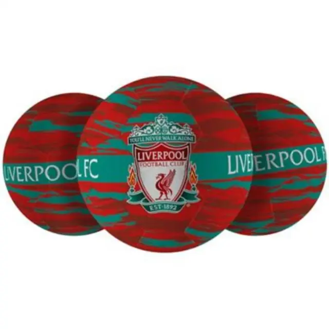 Μπάλα ποδοσφαίρου Liverpool FC football crest red/turquoise, size 5 124440 2