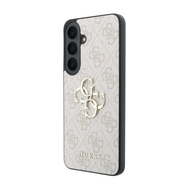 Guess PU 4G Metal Logo Case for Samsung Galaxy S26 FE Pink 2