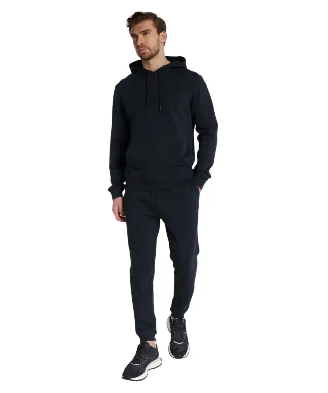 Hugo Boss - Ανδρικό Φούτερ Με Κουκούλα Wetalk 50509314-404 Μπλε 2